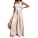 Aria Basics In-stock Spring Summer Autumn New Cross-border Wide-leg Casual European And American Fashion Women's_ecoleips.com