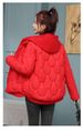 K Women's New Cotton-padded Jacket With Hood; Thickened And Warm; Coat For Women_ecoleips.com