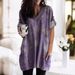 Women's Long Sleeve Casual T-Shirt Autumn Top With Pockets Comfortable Fashion Ladies' Clothing_ecoleips.com