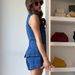 Women's Clothing Denim Vest Shorts Suit Metal Button Slit Top Fashion Suit_ecoleips.com