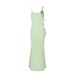 AD309 Cross-border Mint Mambo Light Green Strap Summer Elegant Waist-Cinching Slim-Fit Tie-Waist Bodycon Mermaid Dress_ecoleips.com