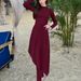 Women's Clothing Conservative Separate Long Sleeve Swimsuit Set Irregular Hemline Fashionable Popular Women's Swimwear_ecoleips.com