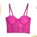Women's Clothing Sexy Beaded Mesh Bra For Wearing Outside Body Shaping Fishbone Sling_ecoleips.com