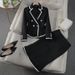 Women's Clothing tweed fishtail skirt suit fashionable temperament professional suit formal wear_ecoleips.com