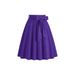 Women's Retro Hepburn Pocket Bow Skirts European American Style Belts Cross Border E Commerce Top Selling Item Amazon Clothing_ecoleips.com