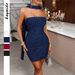 Sparkly Sequin Strapless Bodycon Maxi Dress Women Evening Nightclub Party Wear_ecoleips.com