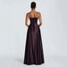 Women's European American Style Casual Long Sleeved Slim Fit Silk Halter Backless A-Line Maxi Dress_ecoleips.com