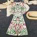 Women O-neck Long Sleeved Lace Up Beach Dress Casual Bohemian Summer Maxi Dresses Geometric Pattern Printed Loose Holiday Dress_ecoleips.com