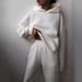 Women's Clothing Autumn And Winter Women's Clothing Solid Color Thickened Long Sleeve Sweater Elastic Trousers Pocket Two Piece Set_ecoleips.com