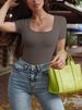 K Women's Yoga Jumpsuit With Ribbed Short Sleeved Workout Jumpsuit_ecoleips.com