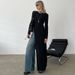 Talenza Fashion Split Long Dress Women's Solid High-Waisted Asymmetric Slim Sexy New Dress Elegant Party Looks Female Maxi Dress_ecoleips.com
