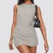 Breathable Striped Sleeveless Dress – Soft Cotton Blend Shift Dress For Women, Casual Summer Sundress With Lining_ecoleips.com