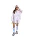 Outdoor Casual Sports Style Versatile Half-Zip Embroidered Pullover Sweatshirt Pleated Short Skirt Two-Piece Set For_ecoleips.com