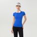 High Elasticity Quick Drying Sports Top For Women Short Sleeve Round Neck Running Training T-Shirt Yoga Wear_ecoleips.com