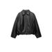 Wholesale Of Women's Autumn And Winter Retro Jackets, Pilot Loose Jackets, Women's Casual Artificial Leather Tops_ecoleips.com