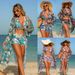 Women's Clothing European American Style Mesh Three Piece Bikini Swimsuit Women's Clothing Swimwear For Formal & Casual_ecoleips.com