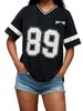 Summer New INS Simple Street Versatile Casual Loose Letter Printed Short Sleeved T-shirt For Women_ecoleips.com