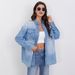Women's Clothing Non Motorcycle Denim Outerwear Women's Coat Long Sleeve Autumn And Winter Jacket_ecoleips.com