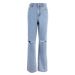 Women's Clothing New High Waist Straight Washed Jeans Ins Commuter Blue Trousers Cotton Denim Women's Jeans_ecoleips.com