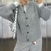 Diyun European And American Casual Simple Long Sleeve Button Shirt Sweater Women's Fashion 2025 Autumn_ecoleips.com