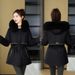 Korean Style Reversible Winter Parka For Women - Detachable Hood, Thick Cotton Padding, Warm & Stylish Outerwear_ecoleips.com