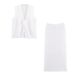 Wholesale For Foreign Trade: European And American 2025 Summer New Holiday Style Versatile Simple Striped Knitted Skirt_ecoleips.com