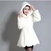 Women's Clothing Autumn And Winter New Fur Coat For Women, Mid Length, Hooded, Thickened, Large Size Mink Fur, Faux Fur, Slim Fit_ecoleips.com