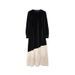 Interpretation Of Beauty NEWOPEN Autumn French Socialite Light Luxury High-End Spliced Velvet Dress For Women F1993_ecoleips.com