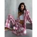 Spring/Summer Niche Grid Pattern Casual Set: Women's Long-Sleeved Pants & Long-Sleeved Shirt In A Two-Piece Set_ecoleips.com