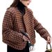 Aria Basics Short Coat With Small Fragrance Style Women, Autumn And Winter New Fashionable Casual Versatile Internet Celebrity_ecoleips.com