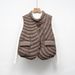 New Down Vest 90 Down Casual Autumn And Winter Light And Simple Solid Color Round Neck Loose Coat_ecoleips.com