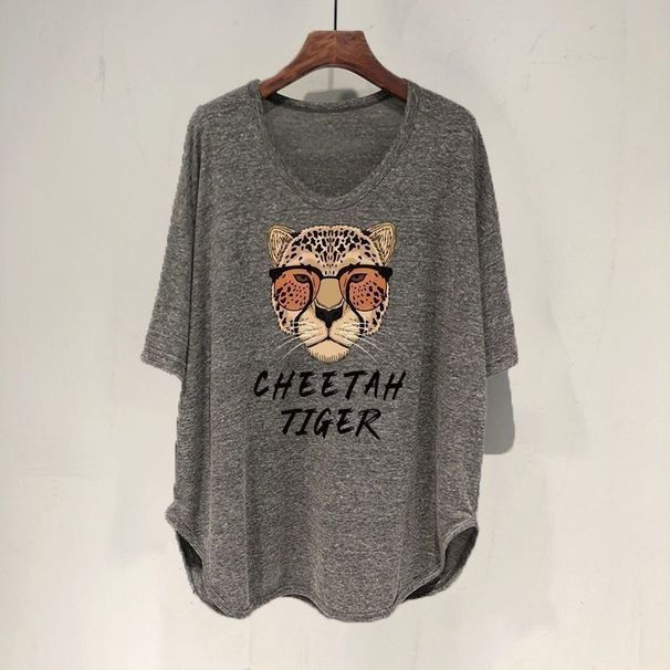 Women's UV Protection Neck T-Shirt Loose Fit Mid-Length Short Sleeve Korean Fashion Slimming Tummy Concealing Summer Style For Plus Size_ecoleips.com