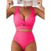 Women's Clothing Sexy Shark Tooth Pattern Bikini Set Two-Piece Swimsuit Fashion Trend Stylish Beachwear For Spring/Summer/Autumn_ecoleips.com