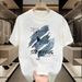 Men's Round Neck T-Shirt Pure Cotton Short Sleeve Printed Trendy Summer Top For Men And Women_ecoleips.com