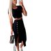 Women's Short Sleeve T-Shirt And High Waist Skirt Set 2-Piece_ecoleips.com
