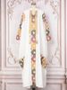 Verve Muslim Women's Long Robe Dubai Clothing Embroidered Sequin Cardigan Two-Piece Set Evening Dress Gown_ecoleips.com