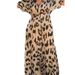 A Loose And Casual Leopard Print Dress For Women In The Autumn And Winter Of Europe And America_ecoleips.com