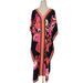 Women's Floral Beach Cover Up Dress - Lightweight Long Sun Dress For Swimsuits, Vacation, Pool Party - Quick Dry Polyester Cover Up With Loose Fit_ecoleips.com