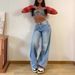 Women's Clothing New Retro Long Wide Leg Pants Hot Girl Loose Wide Leg Jeans Women's High Waist Trousers_ecoleips.com