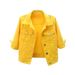 Women's Denim Jacket Short Casual Versatile Spring Autumn Fashion Outerwear_ecoleips.com