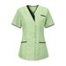 Beauty Salon Work Clothes Doctor Short Sleeve Tops V Neck Nurse Clothes Female Nursing Technician Clothes_ecoleips.com