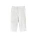 High-Waisted Slimming Cropped Pants European Style Straight Leg Casual Summer Pants for Petite Women with Side Slit_ecoleips.com