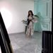 Women's Clothing Spring And Summer Sexy Printed Pleated Belt Splicing Ball Evening Dress_ecoleips.com