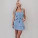 K New Temperament Commuting Fashionable Camisole Spicy Girl Denim Women's Dress_ecoleips.com