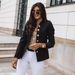 2026 Cross-border Bestseller European And American Long-sleeved Slim-fit Buttoned Blazer Short Jacket_ecoleips.com