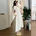 Summer New Korean Fashion Polka Dot Maternity Dress_ecoleips.com