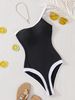 Women's Clothing Color Sexy One Piece Swimsuit Female Slimming Belly Covering Beach Hot Spring Bikini Swimsuit_ecoleips.com