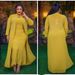 Women's Clothing elegant dress 2 piece set expensive front and back hot diamond stand collar long sleeves fashion design_ecoleips.com