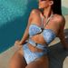 Women's Clothing European And American Style Sexy Fashion Women's One Piece Swimsuit Halter Neck Strap Twisted Personality Summer New Design_ecoleips.com