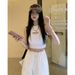 Women's Clothing Black Embroidered Sports Tank Top For Women Short Knitted Sleeveless Outerwear Innerwear Hot Girl Fashion_ecoleips.com